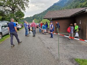 Treffpunkt zur Exkursion wie immer beim Vereinslokal